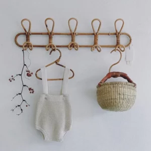 Porte manteau en rotin