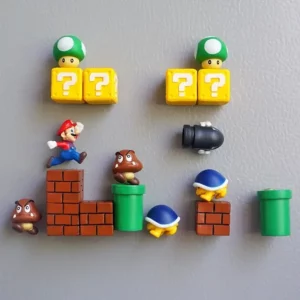 Lot de 10 aimants de réfrigérateur 3D