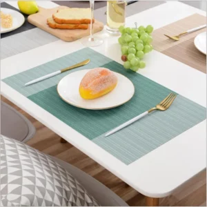 Lot de 4 sets de table en PVC antidérapants