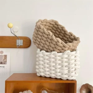 Panier de rangement en coton