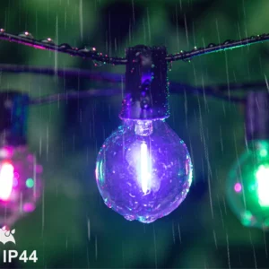 Guirlande lumineuse d'extérieur de 7 à 20m pour la décoration de jardin