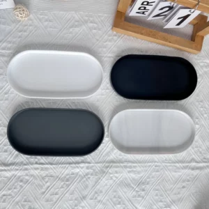 Plateau de rangement en Silicone pour salle de bain, cuisine, salon ou coiffeuse