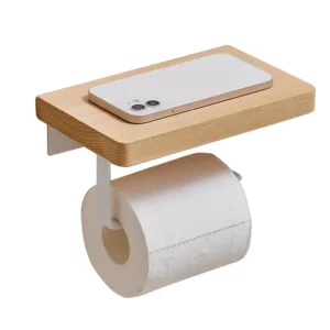 Porte-papier toilette en bois