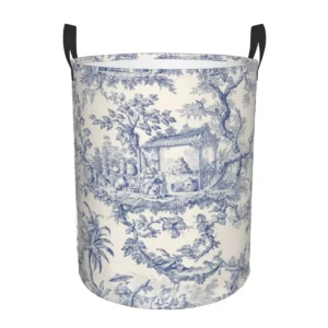 Panier à linge pliable à motif ancien