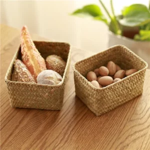 Panier de rangement tissé
