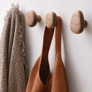 Patère scandinave en bois, crochet pour vêtements, manteau, cintre pour vêtements